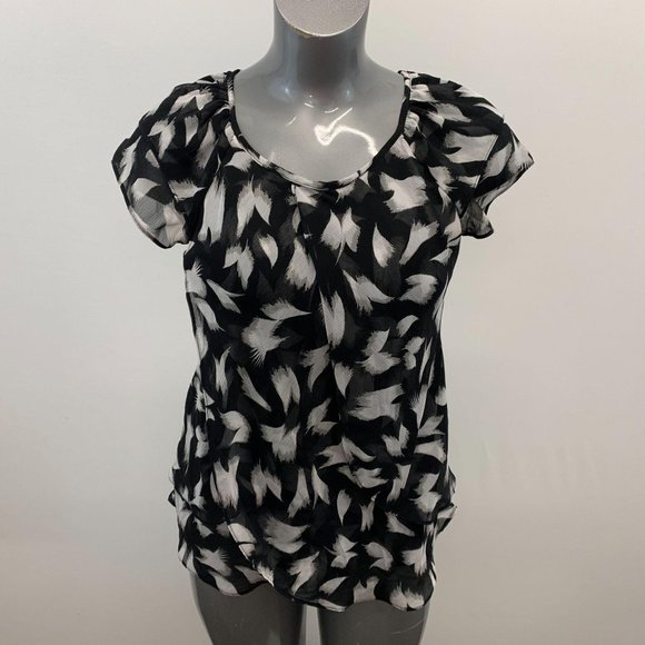 Alfred Sung Women’s Cap Sleeve Blouse Size Small B - Picture 1 of 4